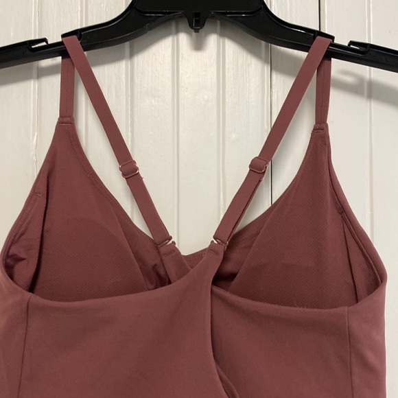 Athleta Elation Longline Sports Bra , XL in Mauve Rose color FREE SHIPPING - Picture 4 of 5